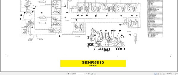 CAT Backhoe Loader 426B 6KL Operators Service Manual and Schematics 5
