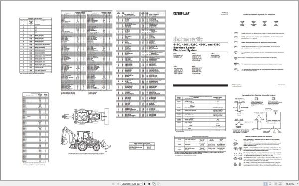 CAT Backhoe Loader 426C 1ER Operators Service Manual and Schematics 3