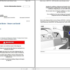 CAT Backhoe Loader 426F2 DJ4 Operators Service Manual and Schematics 1