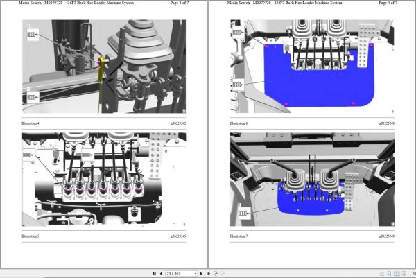 CAT Backhoe Loader 426F2 EJ2 Operators Service Manual and Schematics 2