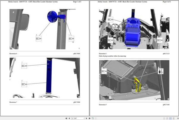 CAT Backhoe Loader 426F2 EJ4 Operators Service Manual and Schematics 2