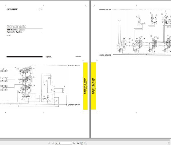CAT Backhoe Loader 428 6TC Operators Service Manual and Schematics 5