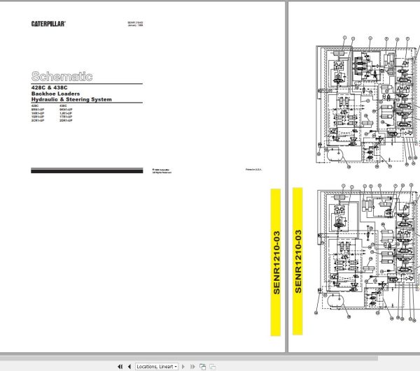 CAT Backhoe Loader 428C 2CR Operators Service Manual and Schematics 5