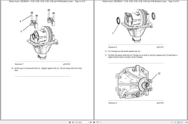 CAT Backhoe Loader 428E DPH Operators Service Manual and Schematics 2