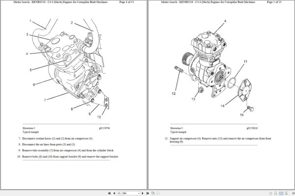 CAT Backhoe Loader 428E DXC Operators Service Manual and Schematics 2