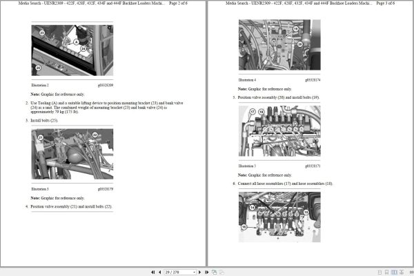 CAT Backhoe Loader 428F SJW Operators Service Manual and Schematics 2
