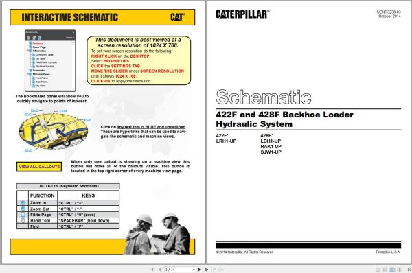 CAT Backhoe Loader 428F SJW Operators Service Manual and Schematics 4