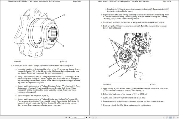 CAT Backhoe Loader 430F RDF Operators Service Manual and Schematics 2