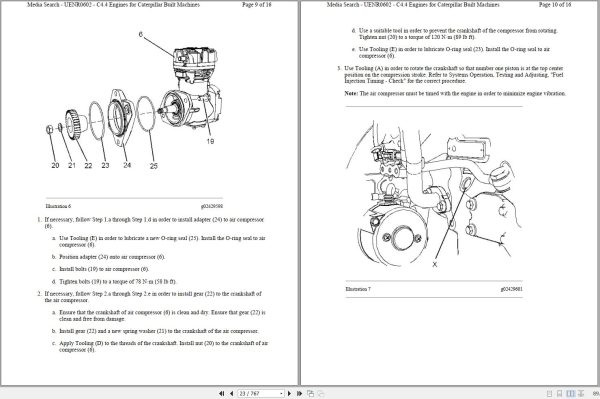 CAT Backhoe Loader 430F RGS Operators Service Manual and Schematics 2