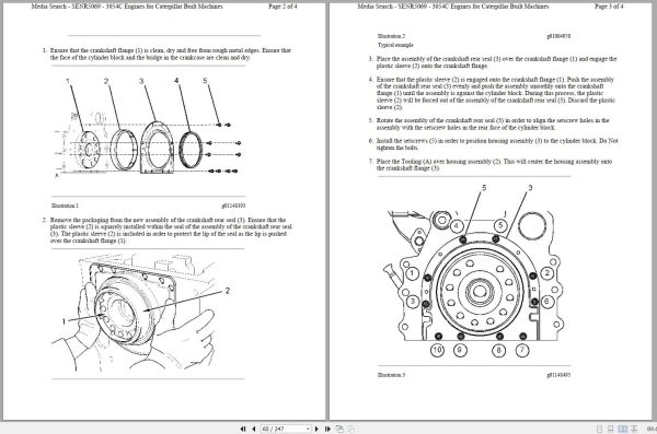 CAT Backhoe Loader 430F2 LYD Operators Service Manual and Schematics 2