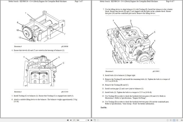 CAT Backhoe Loader 430F2 LYE Operators Service Manual and Schematics 2