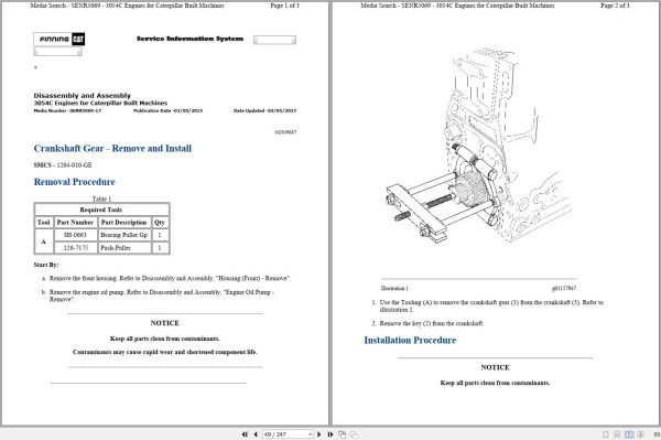 CAT Backhoe Loader 432D TDR Operators Service Manual and Schematics 2