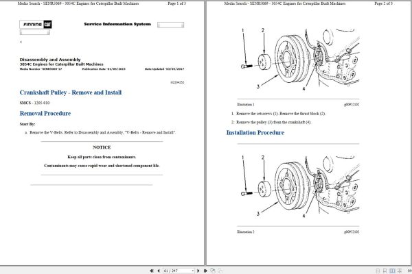 CAT Backhoe Loader 432D WEP Operators Service Manual and Schematics 2