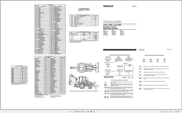 CAT Backhoe Loader 436C 2AR Operators Service Manual and Schematics 3