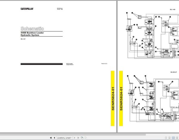 CAT Backhoe Loader 446 6XF Operators Service Manual and Schematics 4