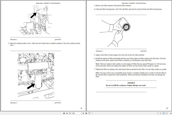 CAT Cold Planer PM200 P1M Operation Maintenance Service Manual 3