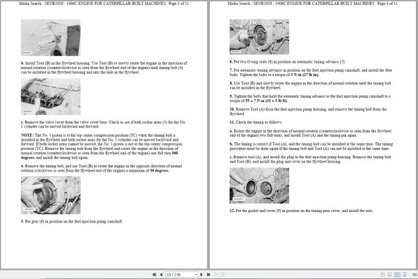 CAT Cold Planer PM465 5ZS Operators Service Manual and Schematics 2