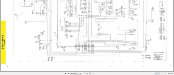 CAT Excavator 205 4DC Operation Service Manual and Schematics 4