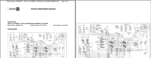 CAT Excavator 212 5DC Operation Service Manual and Schematics 5