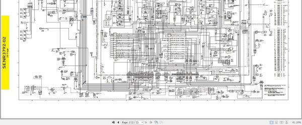 CAT Excavator 214B 4CF Operation Service Manual and Schematics 4