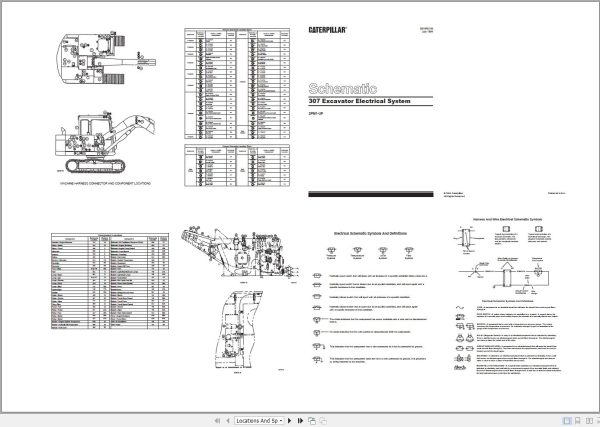 CAT Excavator 307 2PM Operation Service Manual and Schematics 3