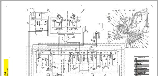 CAT Excavator 312 7DK Operation Service Manual and Schematics 5