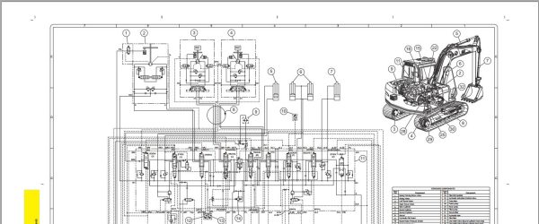 CAT Excavator 312B 2NS Operation Service Manual and Schematics 5