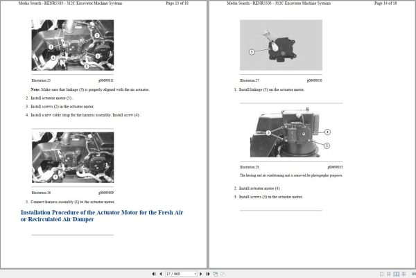 CAT Excavator 312C FDS Operation Service Manual and Schematics 2