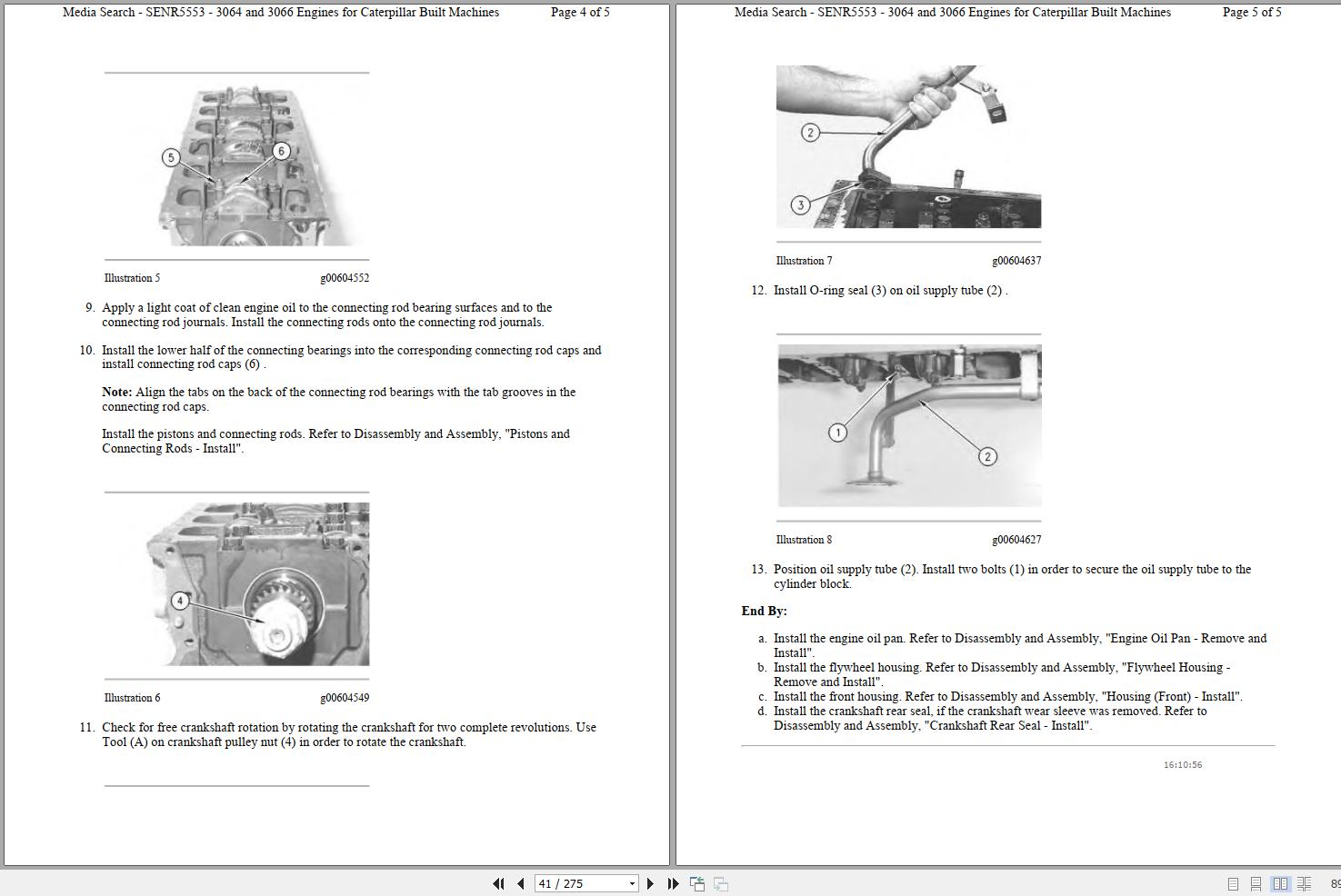 CAT Excavator 313C SR WSA Operation Service Manual and Hydraulic Schematics 2