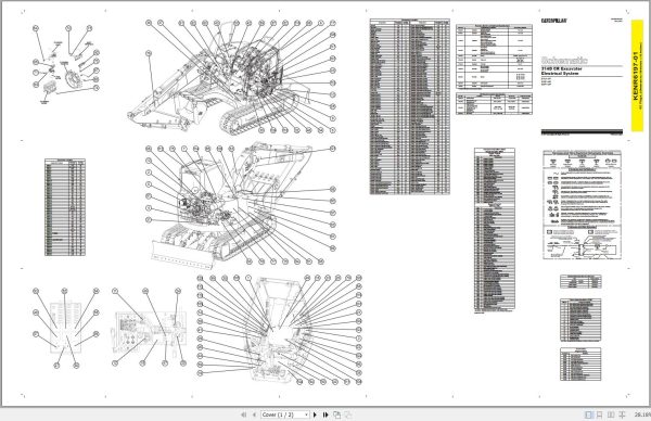 CAT Excavator 314D CR PDP Operation Service Manual and Schematics 3