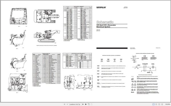 CAT Excavator 315 L 6YM Operation Service Manual and Schematics 3