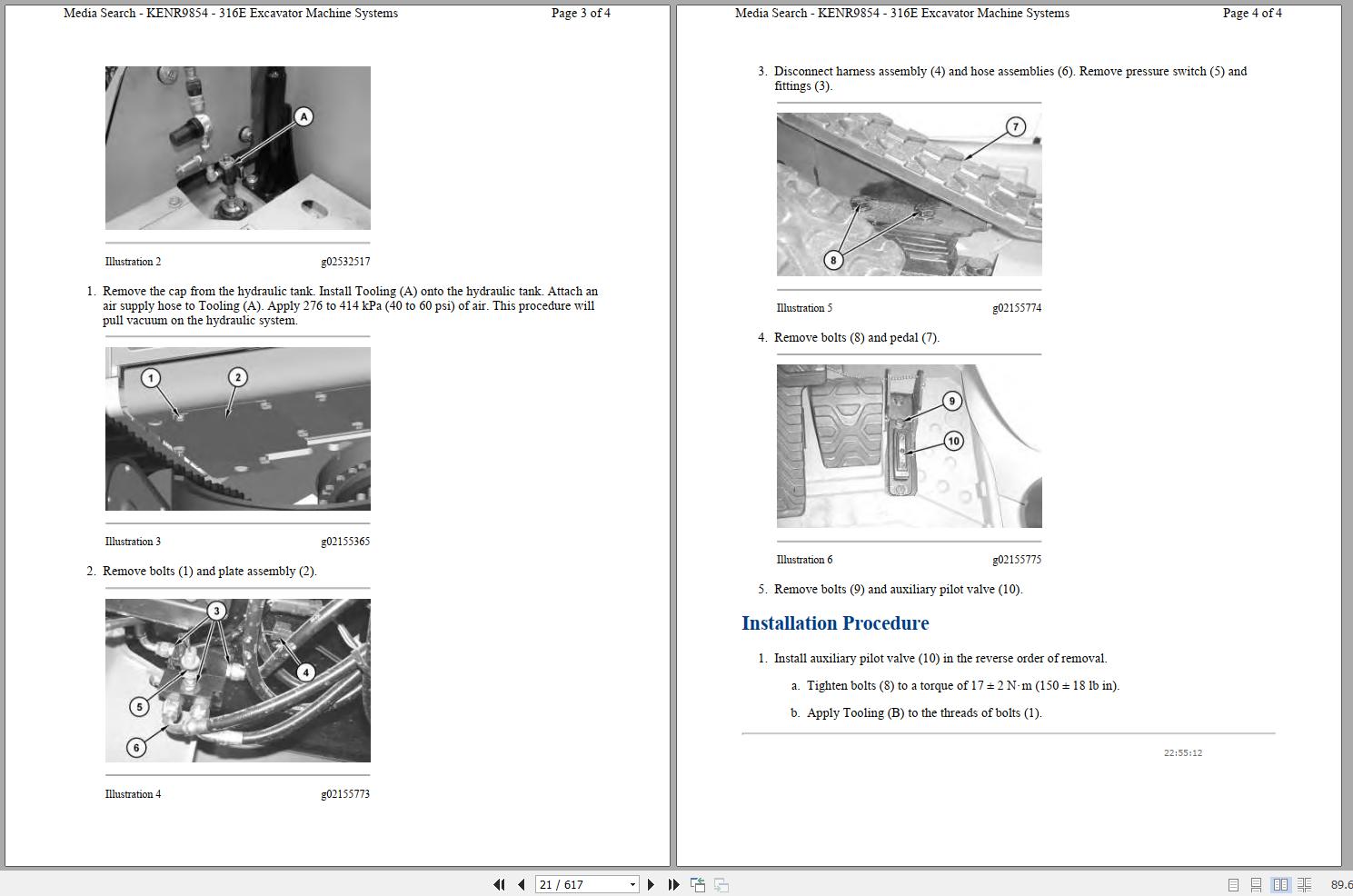 CAT Excavator 316E L WZY Operation Service Manual and Schematics 2