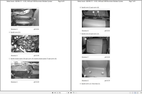 CAT Excavator 319D DAY Operation Service Manual and Schematics 2