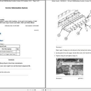 CAT Excavator 320 L 1TL Operation Service Manual and Schematics 1
