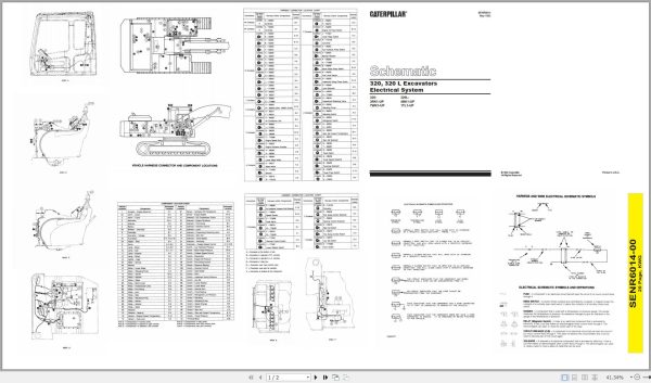 CAT Excavator 320 L 1TL Operation Service Manual and Schematics 3
