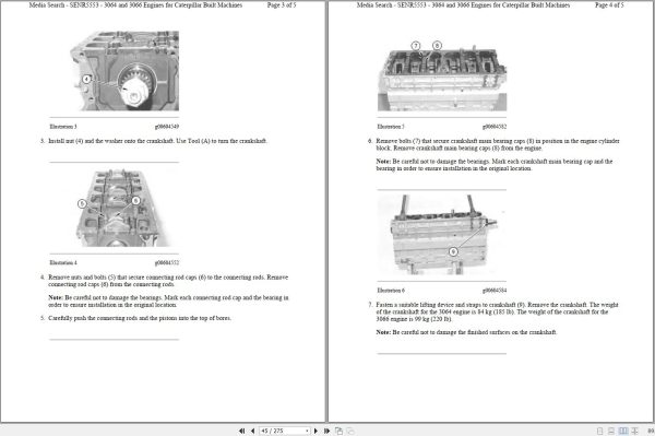 CAT Excavator 320B L 6CR Operation Service Manual and Schematics 2