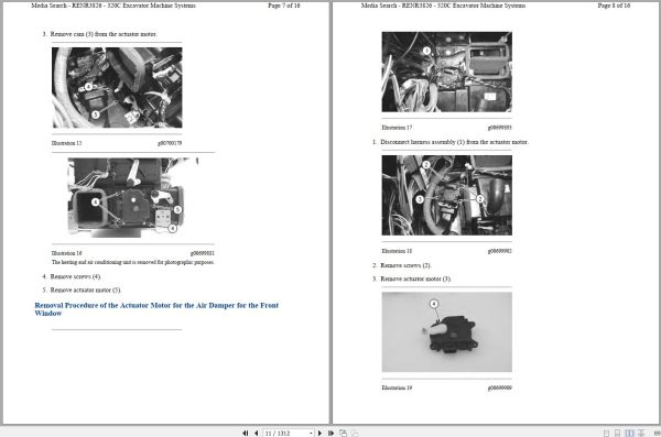 CAT Excavator 320C PAB Operation Service Manual and Schematics 2