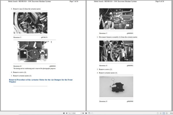 CAT Excavator 320C SBN Operation Service Manual and Schematics 2