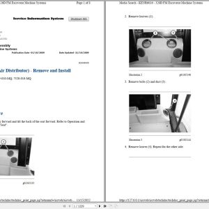 CAT Excavator 320D FM EAX Operation Service Manual and Schematics 1
