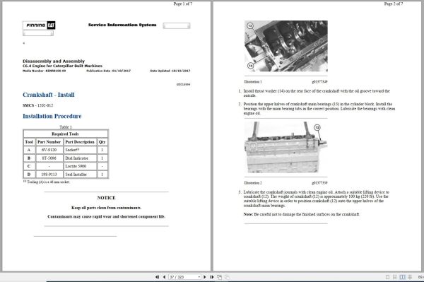 CAT Excavator 320D FM EAX Operation Service Manual and Schematics 2