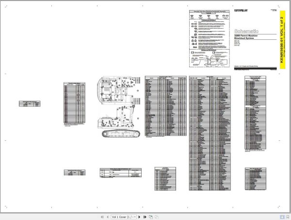CAT Excavator 320D FM EAX Operation Service Manual and Schematics 3