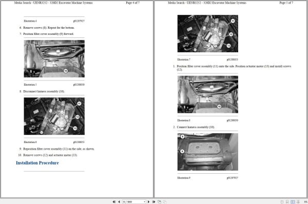 CAT Excavator 320D2 L KHR Operation Service Manual and Schematics 2
