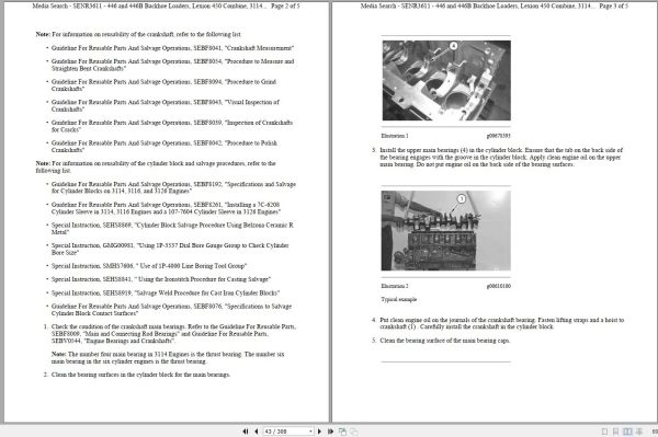 CAT Excavator 322 FM L 9RL Operation Service Manual and Schematics 2