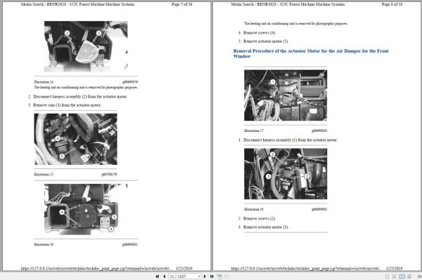 CAT Excavator 322C FM C3R Operation Service Manual and Schematics 2