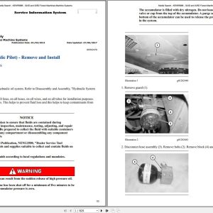 CAT Excavator 324D JKR Operation Service Manual and Schematics 1