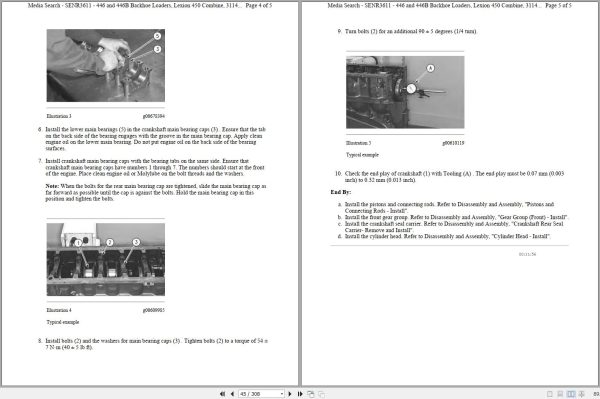 CAT Excavator 325 8JG Operation Service Manual and Schematics 2