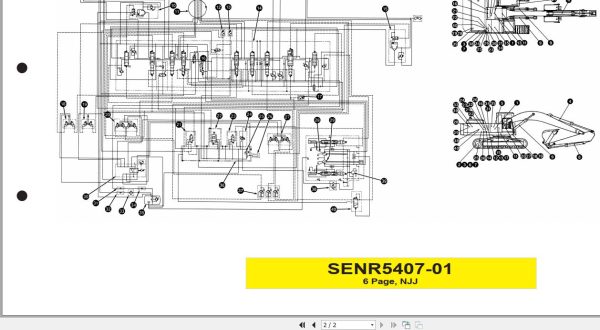 CAT Excavator 325 8JG Operation Service Manual and Schematics 5