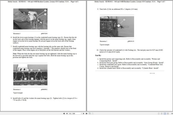 CAT Excavator 325B BL Operation Service Manual and Schematics 2