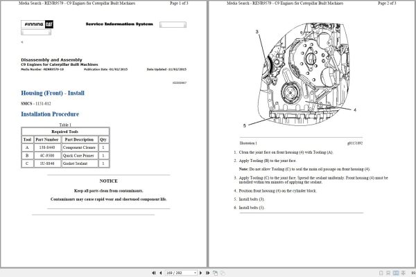CAT Excavator 330D L B6H Operation Service Manual and Schematics 2
