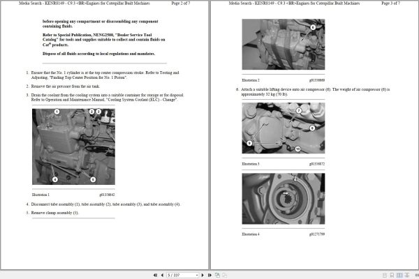 CAT Excavator 336E L YCE Operation Service Manual and Schematics 2